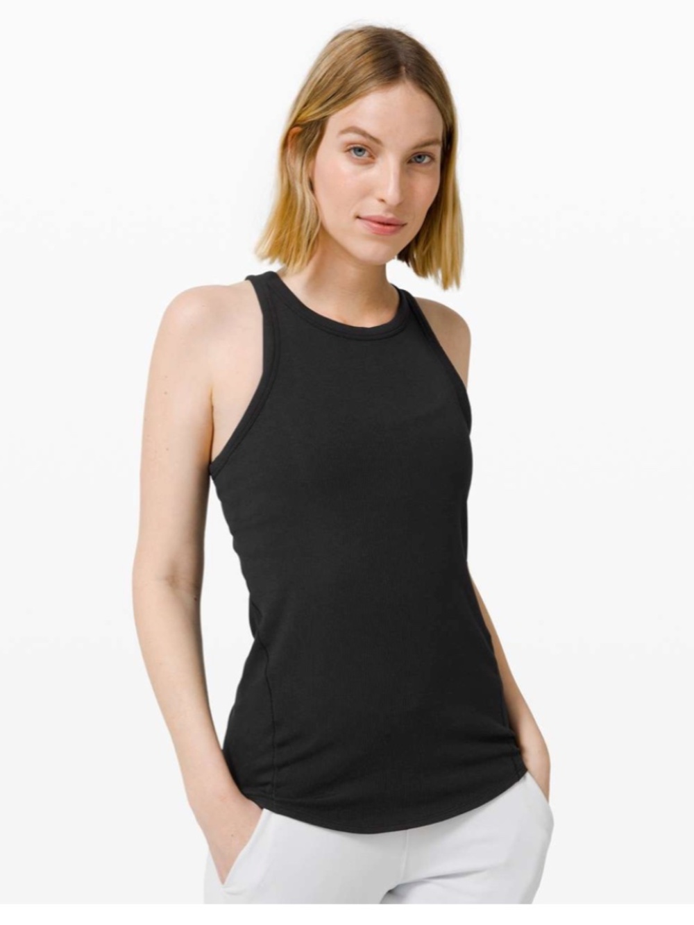 NWT Lululemon Full Day Ahead Tank Black Sz 8